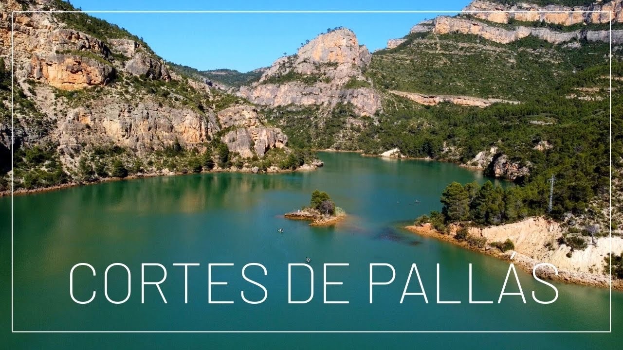 Vista de Vía ferrata el Monje y su desafío Cortes de Pallás/Valencia